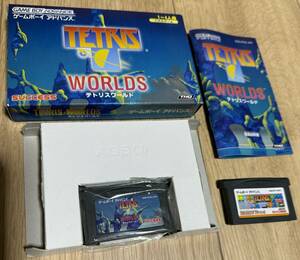 *GBA* Tetris world box instructions have all. soft series * Tetris advance * 2 ps * operation verification settled * prompt decision *