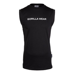【試着品未使用/正規品】 GORILLA WEAR ゴリラウェア Sorrento スリーブレス Tシャツ ブラック EUサイズ:L ★ ジムウェア/ボディビル