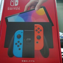 【送料無料】Nintendo Switch 有機ELモデル ネオンブルー ネオンレッド　保証印有り_画像1