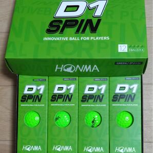 HONMA 本間 D1 SPIN ゴルフボール 1ダース グリーン