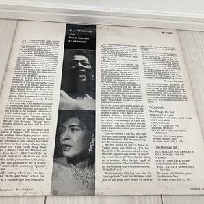 US盤 深溝あり Ella Fitzgerald & Billie Holiday At Newport トランペットラベルの画像3