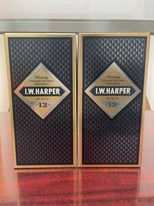【大黒屋】【未開栓】 I.W.HARPER IWハーパー 12年 2本セット（750ml）