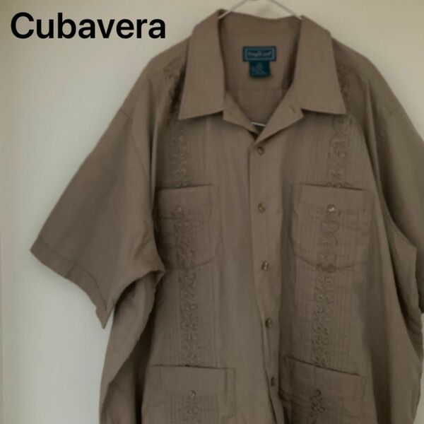 90s Cubavera オープンカラー キューバシャツ