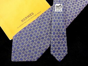 ♪今週の特売980円～♪1693♪状態並品【HERMES】エルメス【結び目 柄】ネクタイ♪