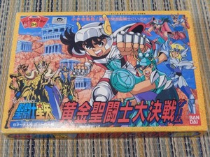 ★激レア！ パーティジョイ 聖闘士星矢 黄金聖闘士大決戦 中古美品（ボードゲーム 1987年 バンダイ　パーティージョイ）