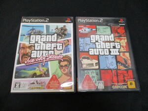 【PS2】グランドセフトオート2本セット（中古）初期動作確認済