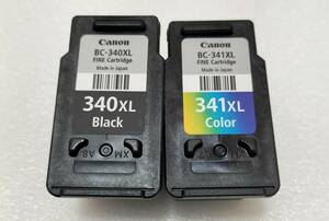 使用済みインク　Canon　BC-340XL Black BC-341XL Color　2個セット　空インク　プリンターインク　キヤノン