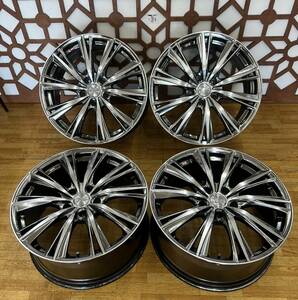 Weds LEONIS ウェッズ Leoニス After-marketWheels 18 Inch 4本 8J 5H PCD114.3+42 Crown Mark X等　