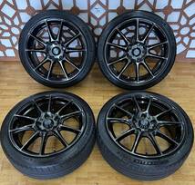 SA-25R/BLC17インチ4本セット　17x7J 5H PCD114.3 OFF48 Swift sport Michelin ps4 195/45r17_画像1