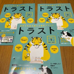 2024☆中学社会科のプリント　トラスト　3冊