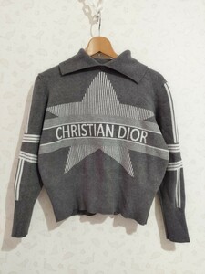 Christian Dior Christian Dior Dior Dior tops long sleeve knitted sweater knitted sweater 