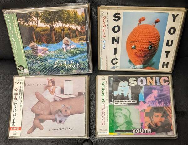 送料無料即決　 Sonic Youth / 国内盤CD アルバム4枚セット　Fuji rock フジロック Kim Gordon キム・ゴードン nirvana