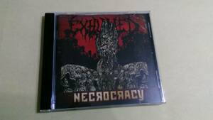 送料込 Exhumed ‐ Necrocracy☆Carcass Ghoul General Surgery Mortician Impetigo Napalm Death Regurgitate Suffocation Terrorizer