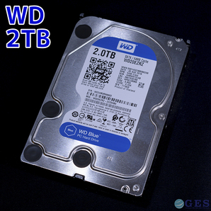 【2T-KD1】Western Digital WD Blue 3.5インチHDD 2TB WD20EZRZ-22Z5HB0【動作中古品/送料込み/Yahoo!フリマ購入可】