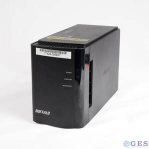 【14=31/32(NG)】Buffalo LS-WX2.0TL/R1J LinkStation NAS 2TB(1TB×2) 本体のみ 東芝 DT01ACA100【HDD現状渡し/本体動作未確認/送料込み】