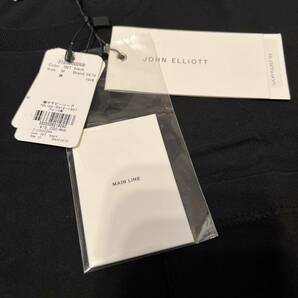 JOHN ELLIOTT Tシャツ ブラック Mサイズ 定価16,500円 未使用品の画像3