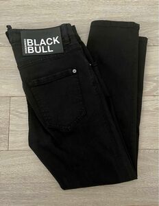 DSQUARED2 BLACK BULL ブラック スキニー デニム レディース 34 