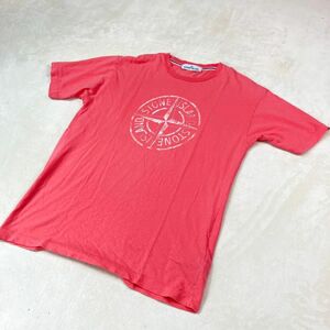 ストーンアイランド STONE ISLAND 半袖ロゴTシャツ Mサイズ　プリントロゴ