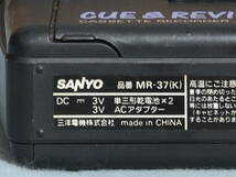 SANYO CUE&REVIEW CASSETTE RECORDER MR-37 サンヨー　カセットレコーダー ジャンク_画像7