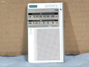 SONY ポケッタブルラジオ ICF-R46 FM/AM 動作確認済み