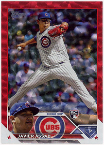 CUBS右腕▲JAVIER ASSAD/2023 TOPPS2 RC #199 RED FOIL BOARD版!