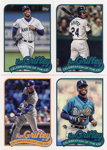 殿堂MARINERS△KEN GRIFFEY Jr最新2024 TOPPS1 CELEBRATION OF THE KID 4種!