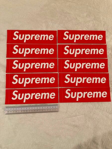 Supreme ノベルティー ステッカー 10枚 Box Logo ボックスロゴ シュプリーム Sticker