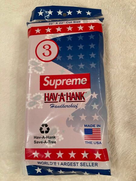 新品未開封 Supreme HAV-A-HANK Bandana (Pack3) バンダナ 3枚セット シュプリーム