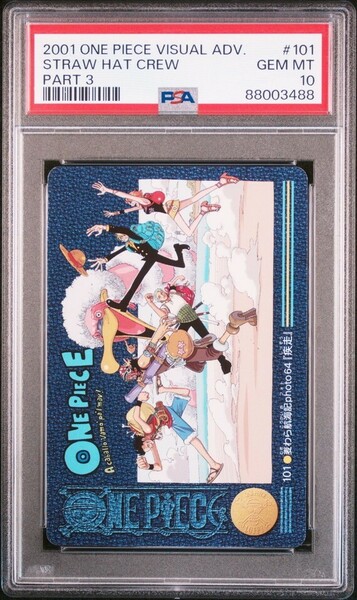 ★ PSA10 No.101 麦わら航海記Photo64 ★ ワンピース ビジュアルアドベンチャー カード ★ 鑑定品 美品 ★