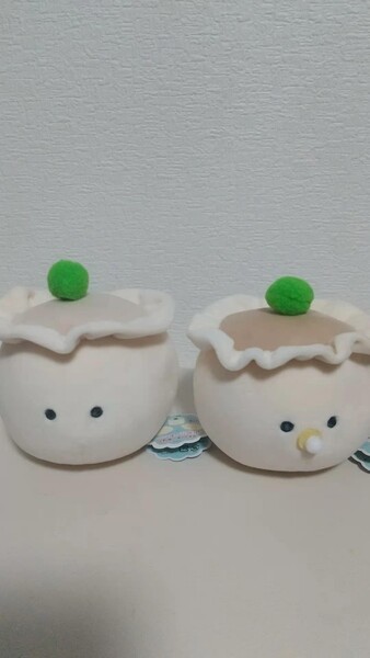 つぶらな瞳の中華街☆★(べびーしゅうまいとしゅうまい)むぎゅぬいぬいぐるみ2個セット