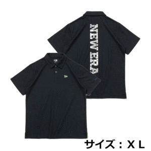 【定価8,800円】ニューエラ ゴルフ 半袖 鹿の子ポロシャツ (14109036 XL) Vertical Bandana Logo 新品値札付 2024新作【NEW ERA正規品】 