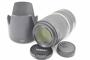 美品★TAMRON タムロン SP 70-300mm F4-5.6 Di VC USD ニコン Nikon用 A005N フルサイズ対応 望遠ズームレンズ R1720