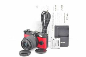  beautiful goods *PENTAX Pentax Q-S1 zoom lens kit black × car my n red [ standard zoom 02 STANDARD ZOOM] mirrorless single-lens camera 