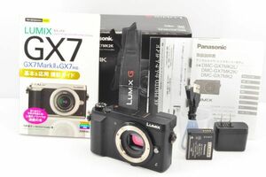 美品★Panasonic LUMIX パナソニック ルミックス DMC-GX7MK2 ボディ ブラック ミラーレス一眼カメラ★元箱付き R1875