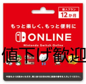 Nintendo Switch Online 利用券 12か月 12ヶ月 12カ月 個人プラン