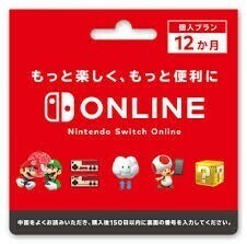 Nintendo Switch Online 利用券 12か月 12ヶ月 12カ月 個人プラン 