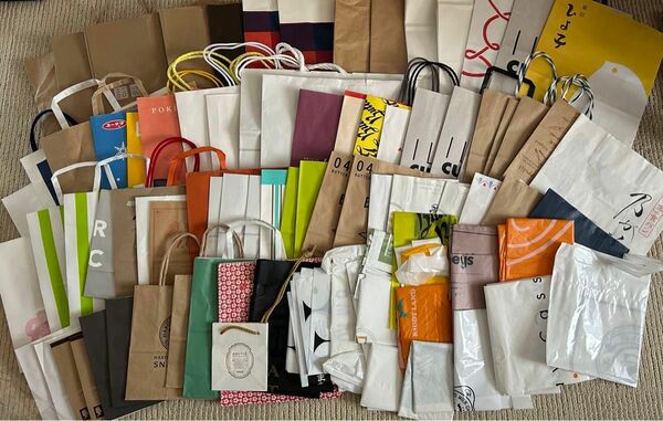 紙袋　ショッパー袋　まとめ売り　大量　梱包　資材