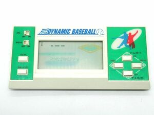 AD 1-6 携帯ゲーム機 1984 EPOCH ダイナミック ベースボール 起動確認済 寸法16.0×7.8cm レトロ ゲーム