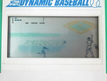 AD 1-6 携帯ゲーム機 1984 EPOCH ダイナミック ベースボール 起動確認済 寸法16.0×7.8cm レトロ ゲーム_画像7