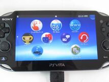 AD 1-2 SONY ソニー プレイステーション VITA PSVITA クリスタルブラック PCH-1000 XA01 動作確認済 箱.本体のみ_画像9