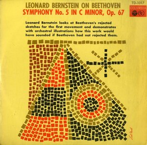 A00593353/10インチ/レナード・バーンスタイン「ベートーヴェン/第五交響曲運命のできるまで」