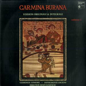 A00593127/LP/Clemencic Consort「Carmina Burana. Version Originale & Integrale. Volume 1」