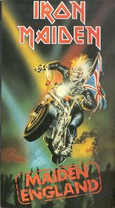 H00021406/VHSビデオ/アイアン・メイデン (IRON MAIDEN)「Maiden England (1990年・19V-49058・ヘヴィメタル)」