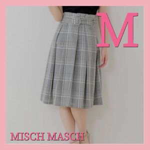 ミッシュ・マッシュ（MISCH MASCH） シアーチェックミディースカート