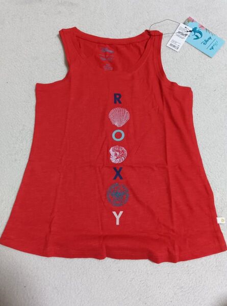 新品美品 DISNEY x ROXY レッド ガールズ タンクトップ 130cm