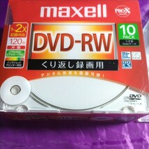 DVD-ＲＷ マクセル　未開封10枚。開封9枚。_画像1