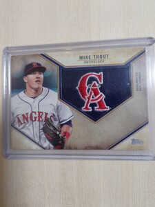 Mike Trout マイク・トラウト topps パッチ カード Hat ロゴ Angels 大谷 MLB