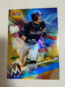 イチロー 50枚限定 TOPPS カード リフレクター ゴールド パラレル MLB Bowman's Best 大谷