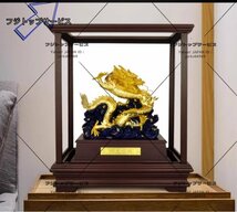 龍の置物 黄 龍（ 金 龍) 置物 辰年 縁起物 贈り物 竜神 神龍 皇帝龍 金運アップ 風水 開運グッズ 御守 お守り 干支の置物 金運祈願_画像7