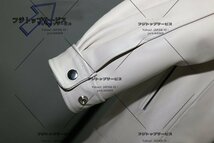 牛革本革ジャケット メンズ 大きいサイズ カジュアルコート ホワイトジャケットM-2XL_画像6
